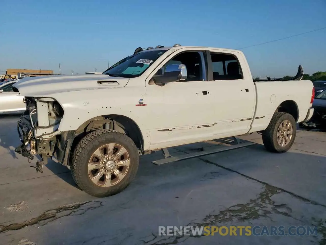 1 Photograph of a damaged car 3C6UR5SL9KG656991 RAM 2500 2019