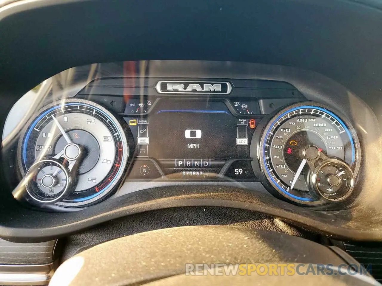 9 Photograph of a damaged car 3C6UR5SL9KG656991 RAM 2500 2019