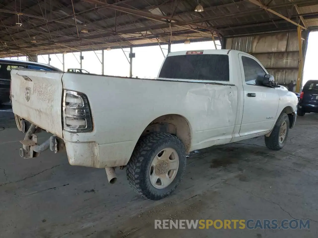 3 Photograph of a damaged car 3C7WR4AJ6KG586235 RAM 2500 2019