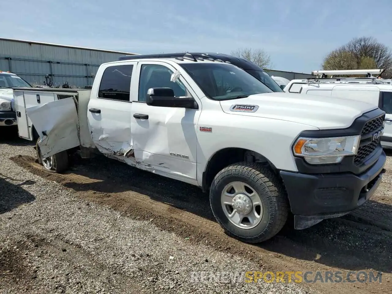 4 Photograph of a damaged car 3C7WR5HJ6KG513183 RAM 2500 2019