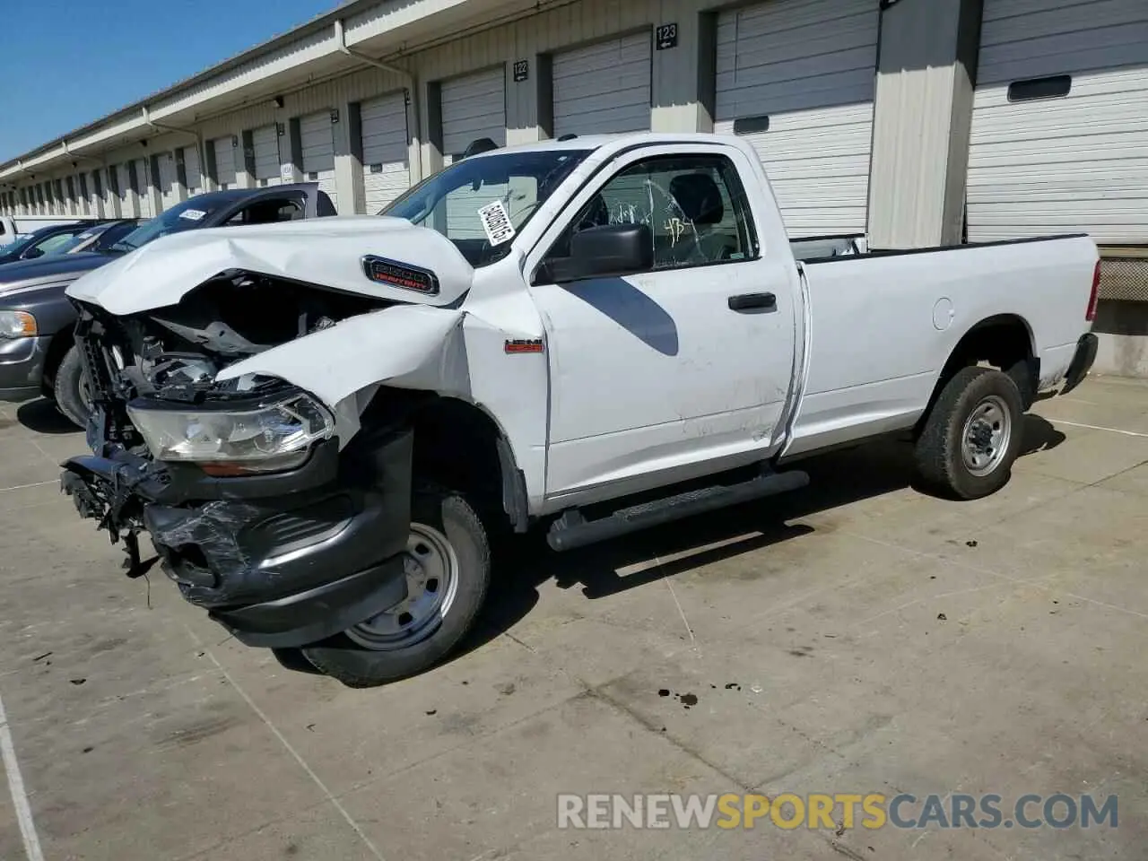 1 Photograph of a damaged car 3C6MR5AJ9LG206808 RAM 2500 2020
