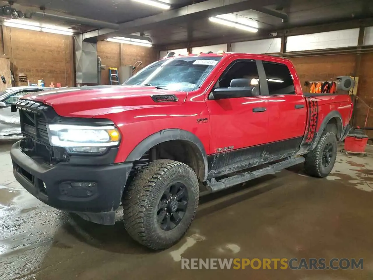 1 Photograph of a damaged car 3C6TR5EJ4LG181449 RAM 2500 2020