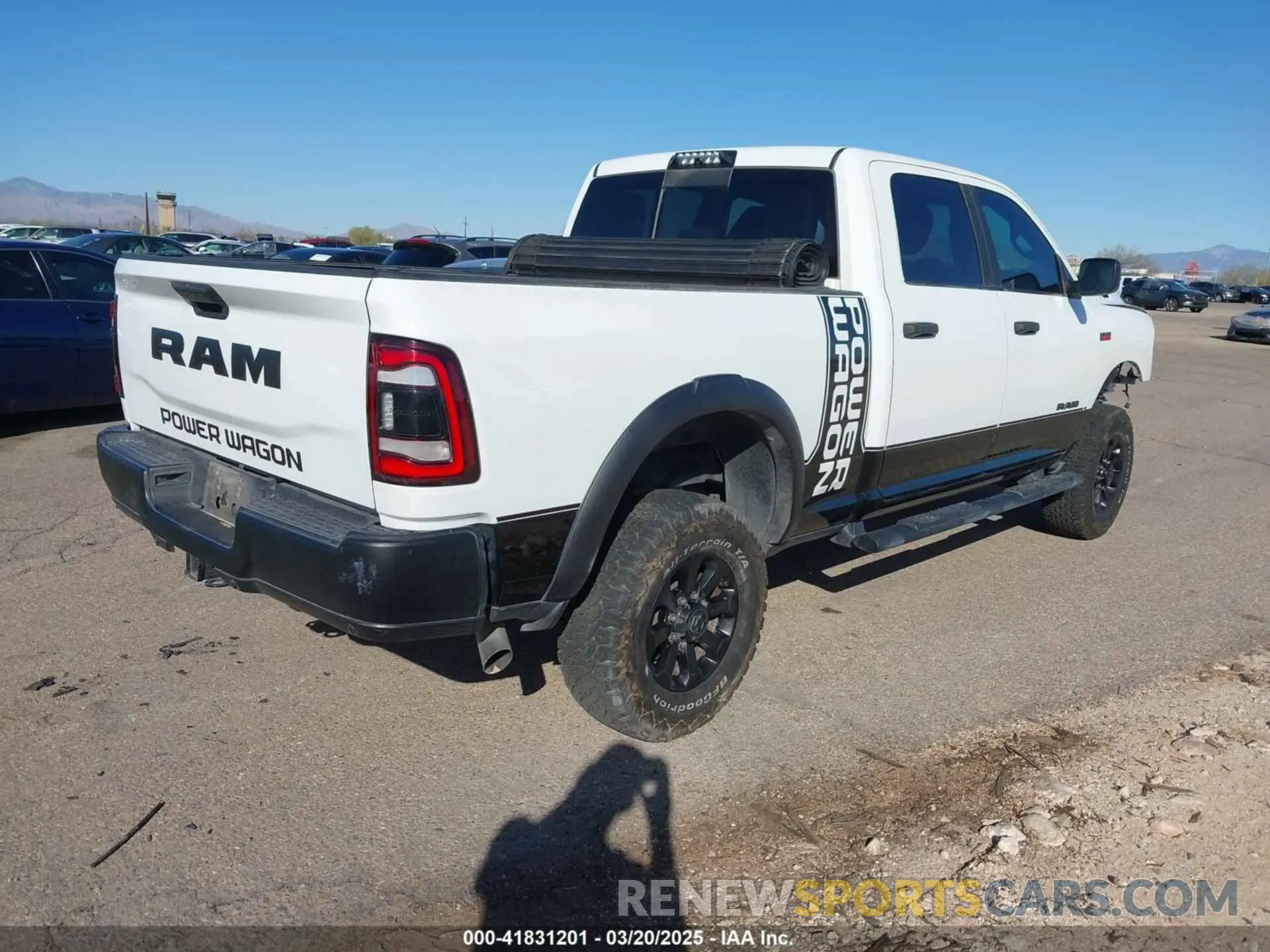 4 Photograph of a damaged car 3C6TR5EJ4LG274651 RAM 2500 2020