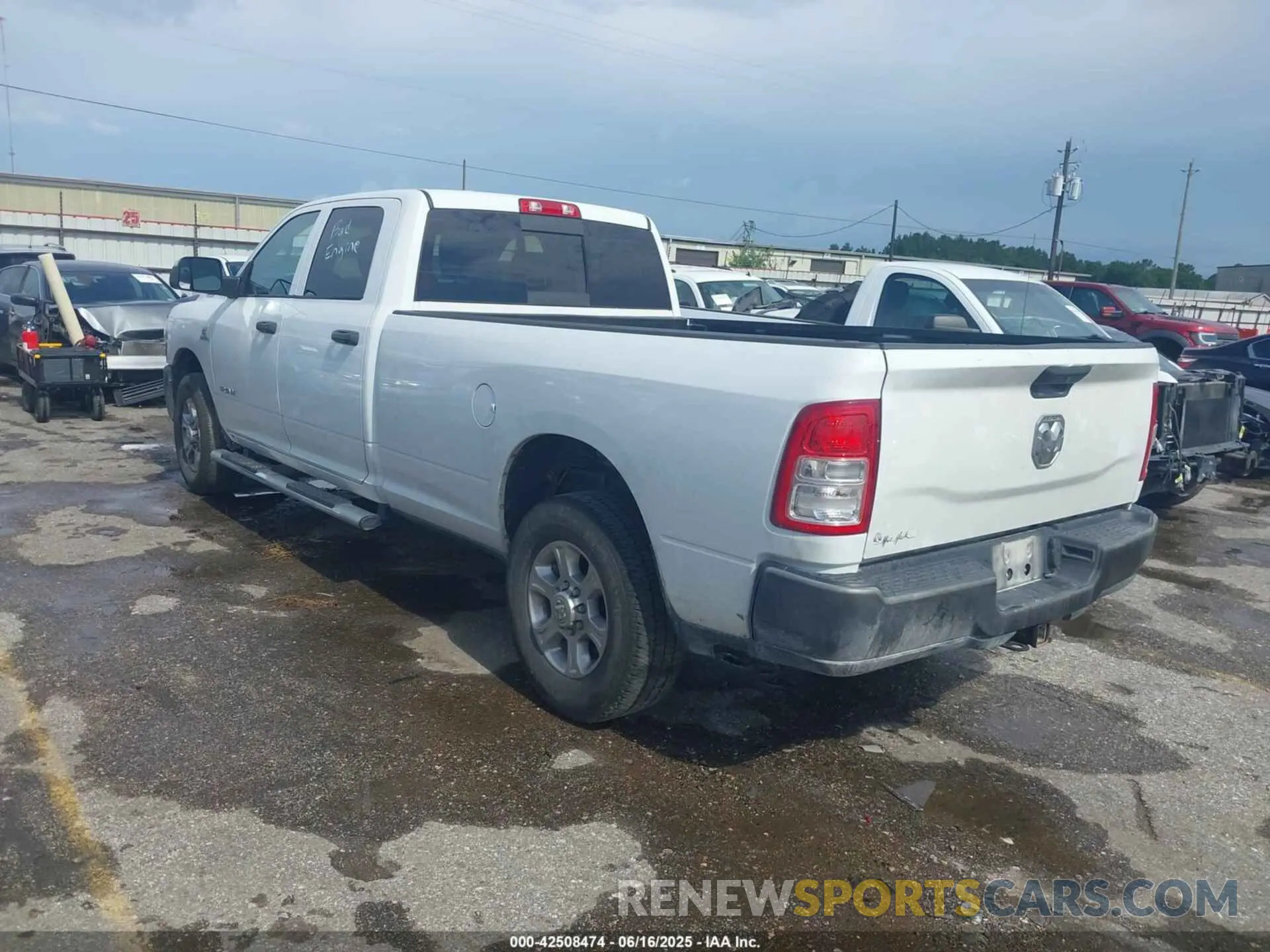 3 Photograph of a damaged car 3C6UR4HL4LG266478 RAM 2500 2020