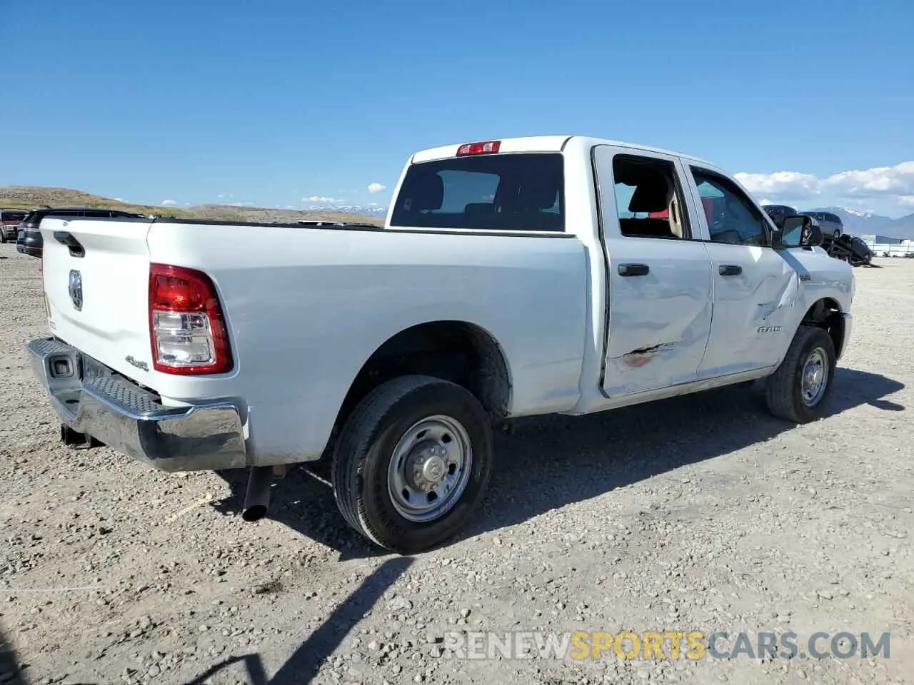3 Photograph of a damaged car 3C6UR5CJ3LG275880 RAM 2500 2020