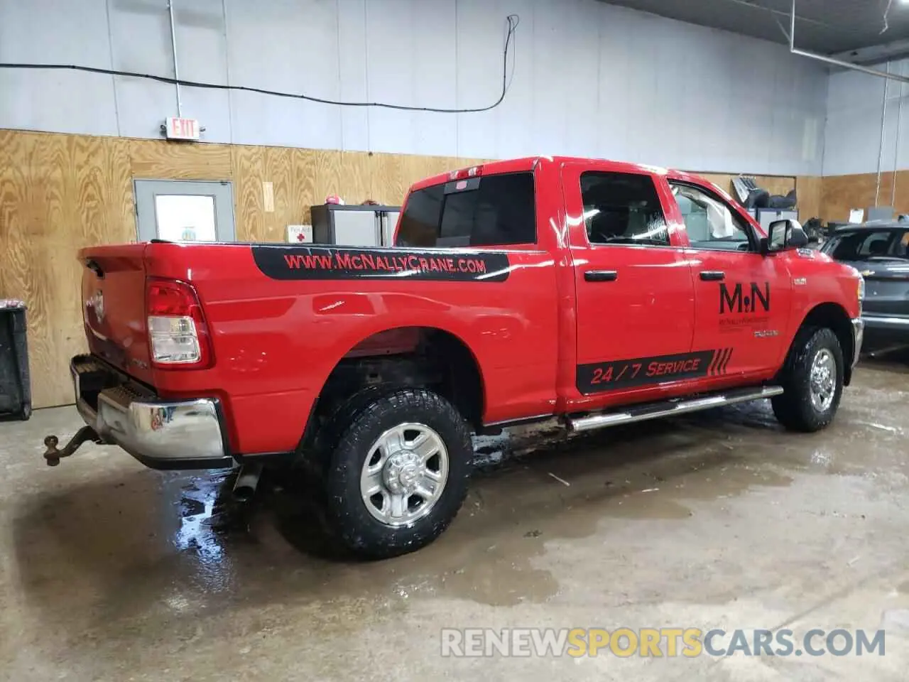 3 Photograph of a damaged car 3C6UR5CJ4LG235307 RAM 2500 2020