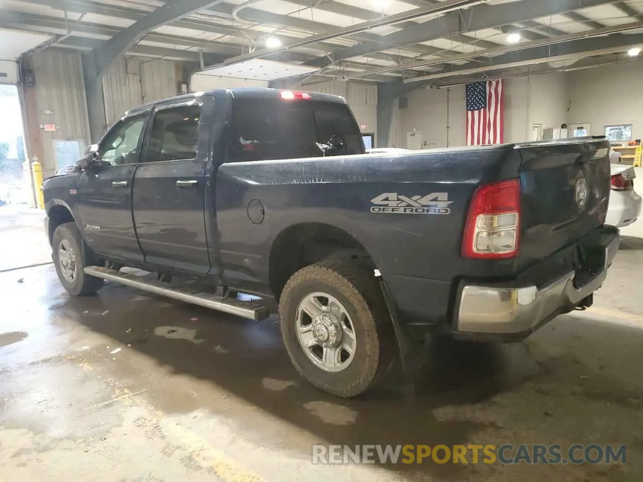 2 Photograph of a damaged car 3C6UR5CJ6LG256594 RAM 2500 2020
