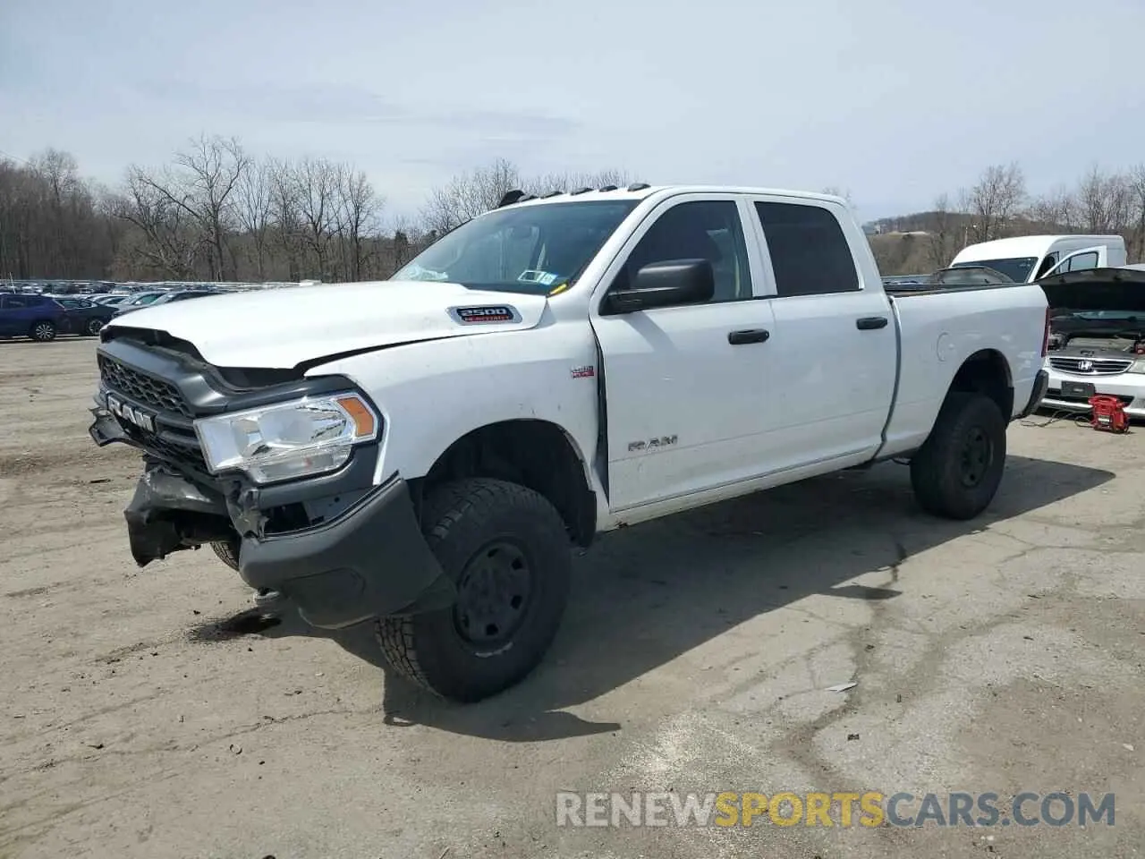 1 Photograph of a damaged car 3C6UR5CJ6LG267028 RAM 2500 2020