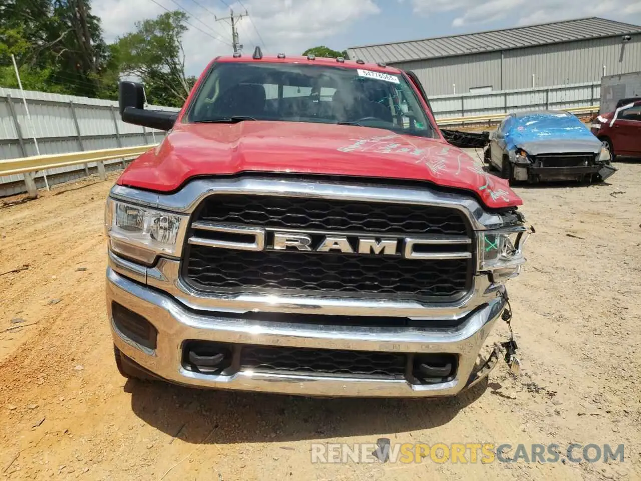 5 Photograph of a damaged car 3C6UR5CL0LG303331 RAM 2500 2020