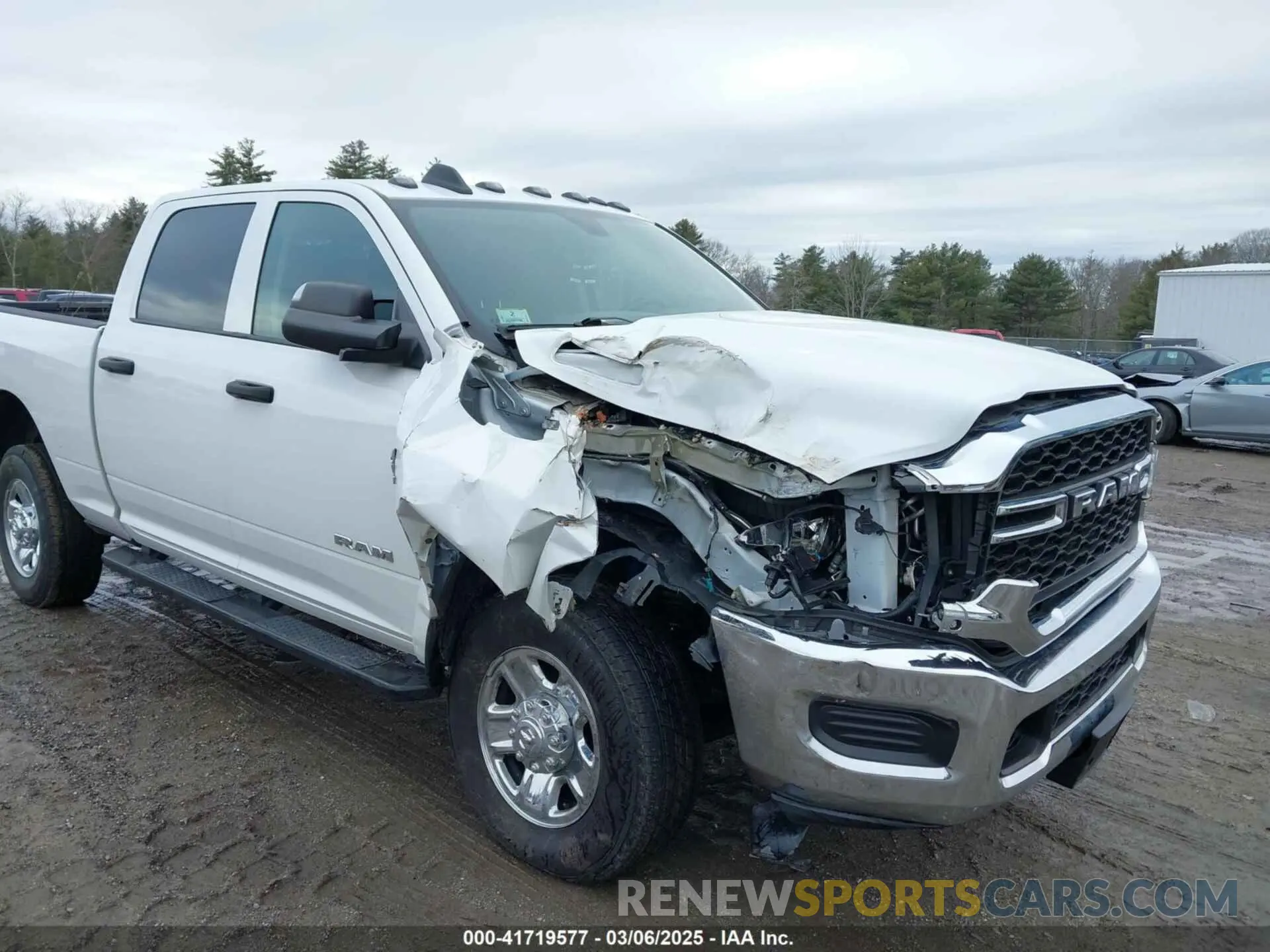 6 Photograph of a damaged car 3C6UR5CL2LG101378 RAM 2500 2020