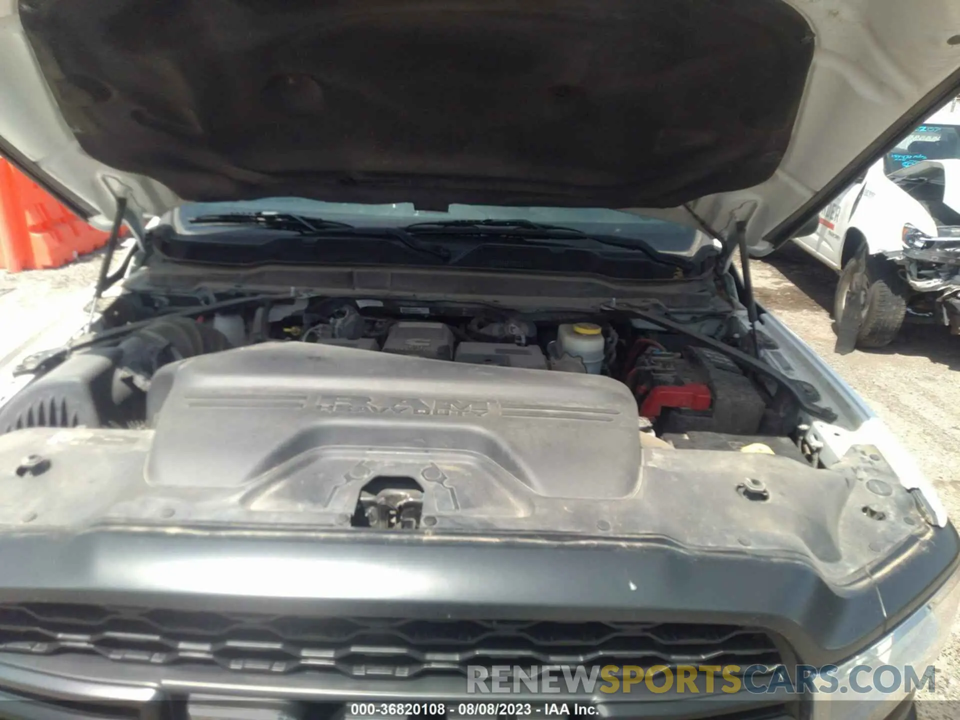 10 Photograph of a damaged car 3C6UR5CL3LG100837 RAM 2500 2020