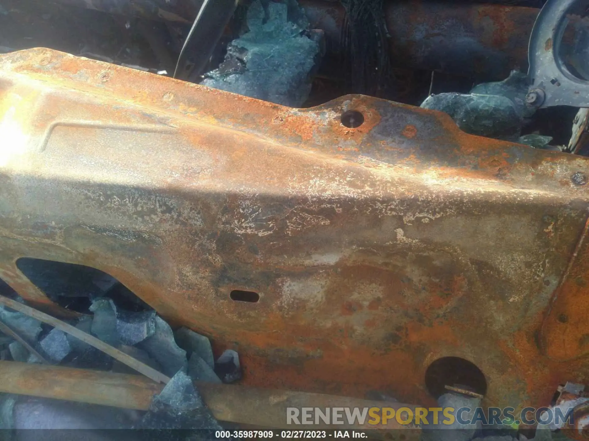 9 Photograph of a damaged car 3C6UR5CL7LG284387 RAM 2500 2020