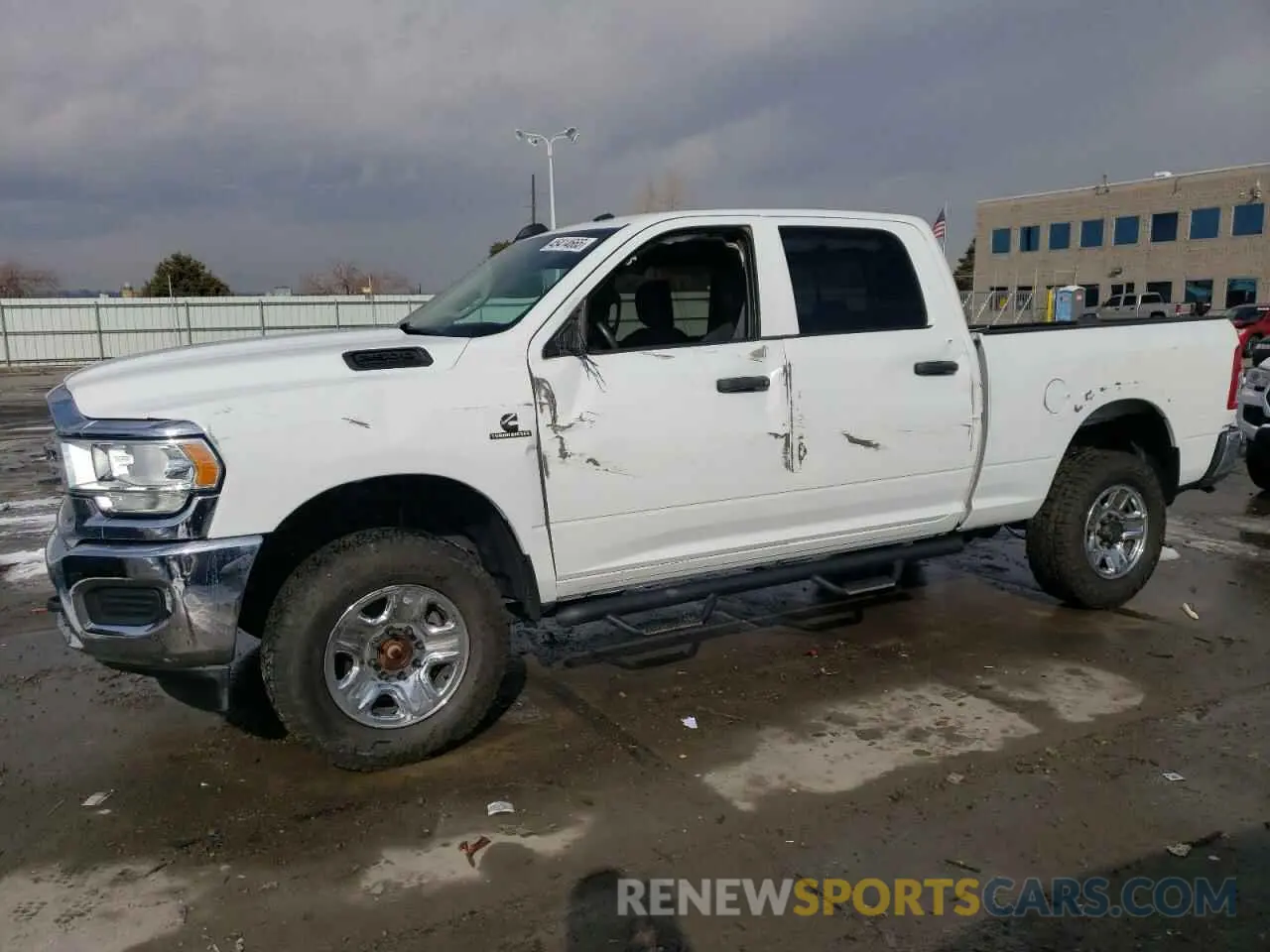 1 Photograph of a damaged car 3C6UR5CLXLG274808 RAM 2500 2020