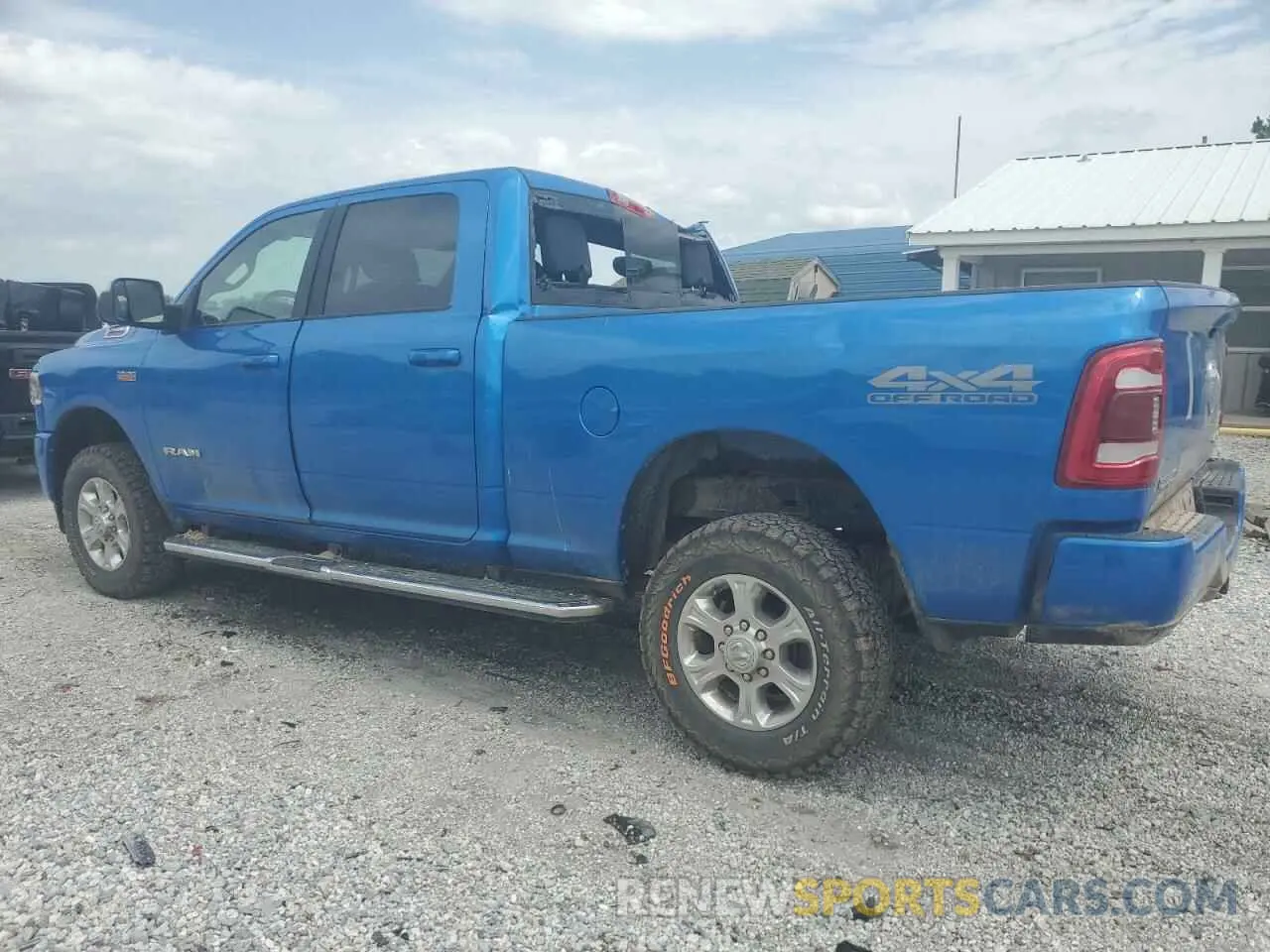 2 Photograph of a damaged car 3C6UR5DJ2LG268580 RAM 2500 2020