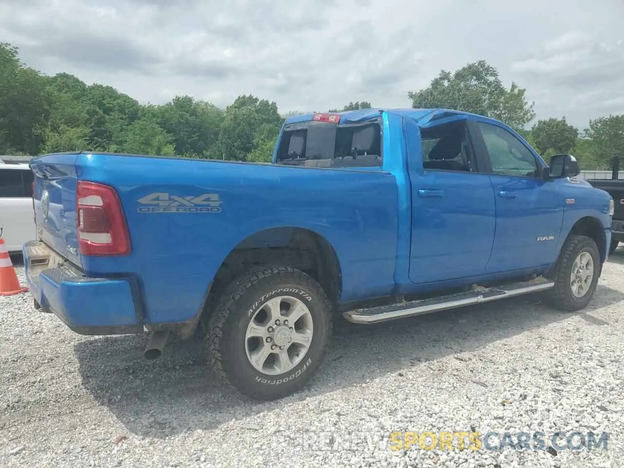 3 Photograph of a damaged car 3C6UR5DJ2LG268580 RAM 2500 2020