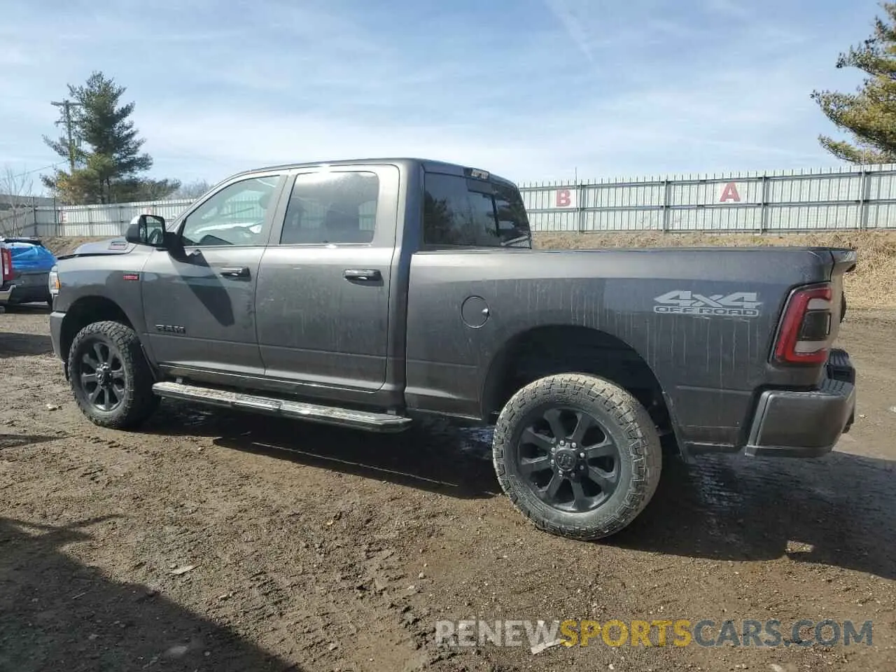2 Photograph of a damaged car 3C6UR5DJ6LG249434 RAM 2500 2020