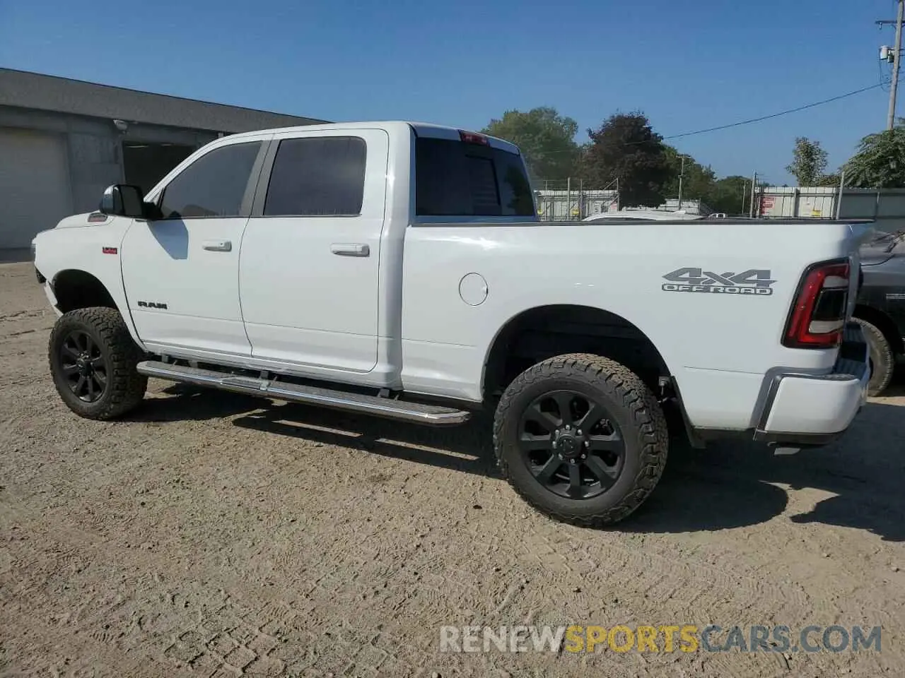 2 Photograph of a damaged car 3C6UR5DJ8LG267126 RAM 2500 2020
