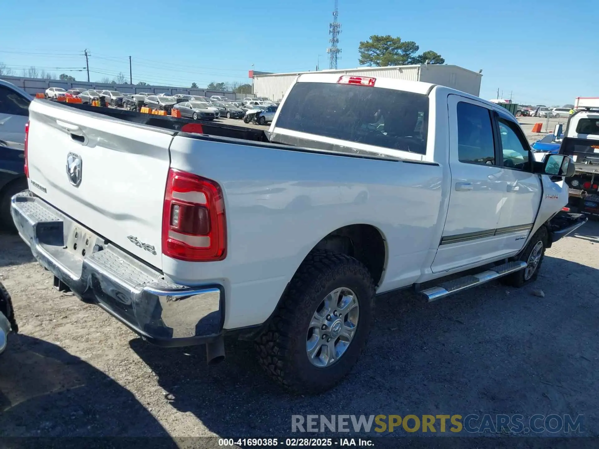 4 Photograph of a damaged car 3C6UR5DJXLG250070 RAM 2500 2020