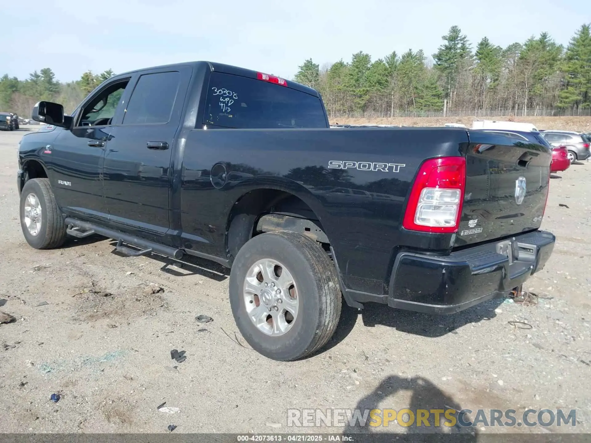 3 Photograph of a damaged car 3C6UR5DL1LG115240 RAM 2500 2020