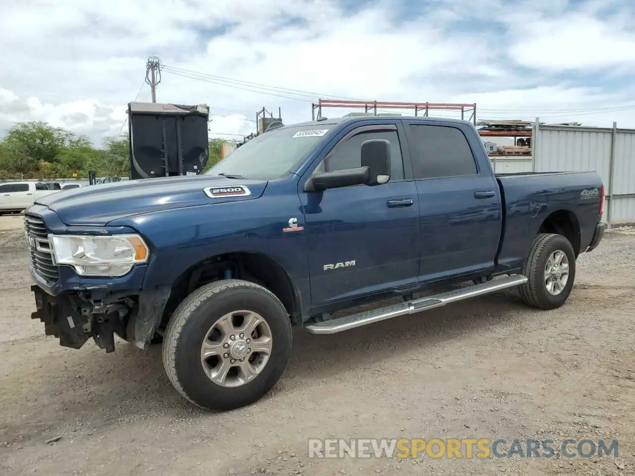1 Photograph of a damaged car 3C6UR5DL1LG298459 RAM 2500 2020