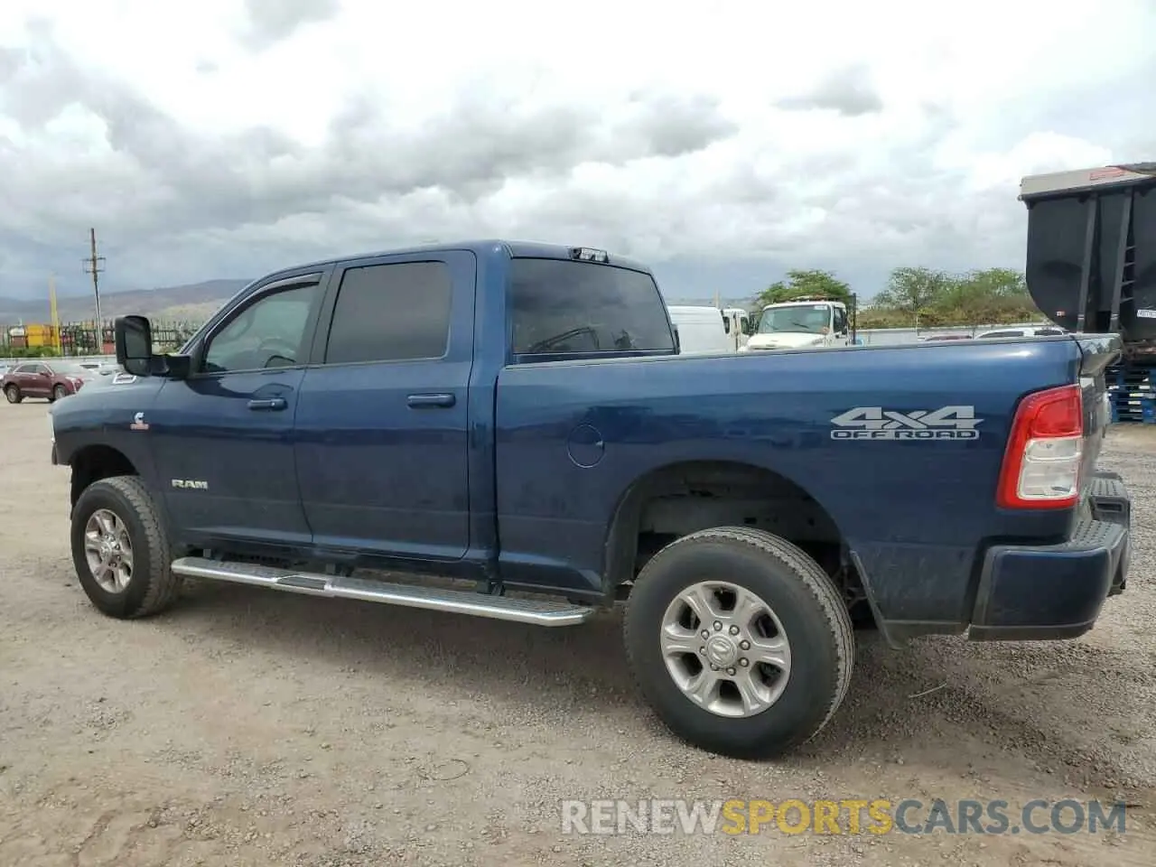 2 Photograph of a damaged car 3C6UR5DL1LG298459 RAM 2500 2020