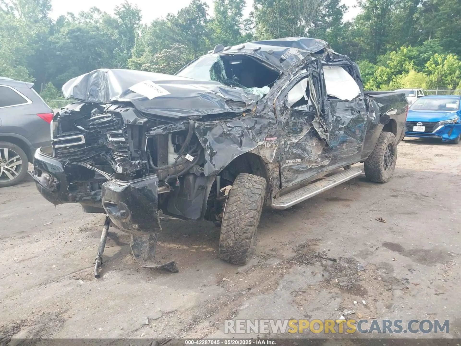 2 Photograph of a damaged car 3C6UR5DL4LG115295 RAM 2500 2020
