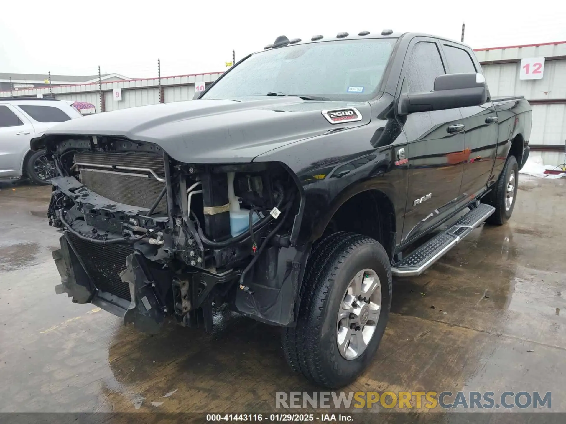 2 Photograph of a damaged car 3C6UR5DL4LG115300 RAM 2500 2020