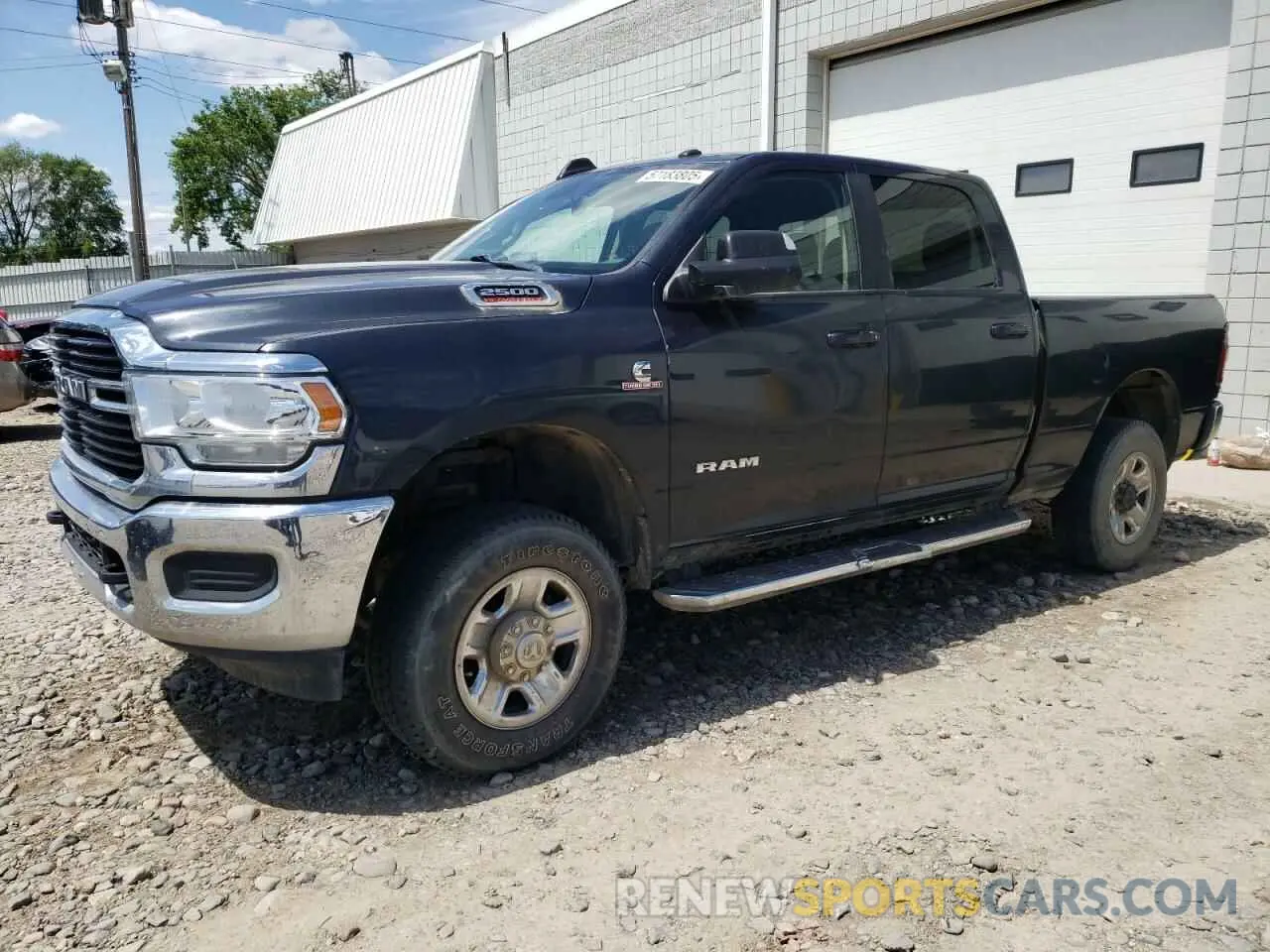 1 Photograph of a damaged car 3C6UR5DL7LG141230 RAM 2500 2020