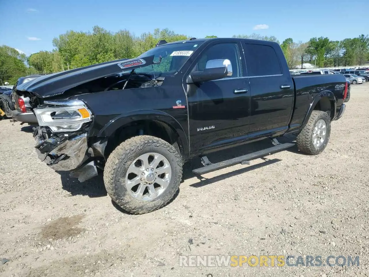 1 Photograph of a damaged car 3C6UR5FL5LG259595 RAM 2500 2020