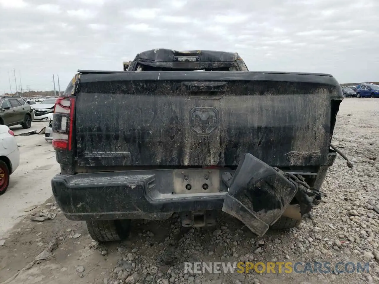6 Photograph of a damaged car 3C6UR5FL5LG274937 RAM 2500 2020