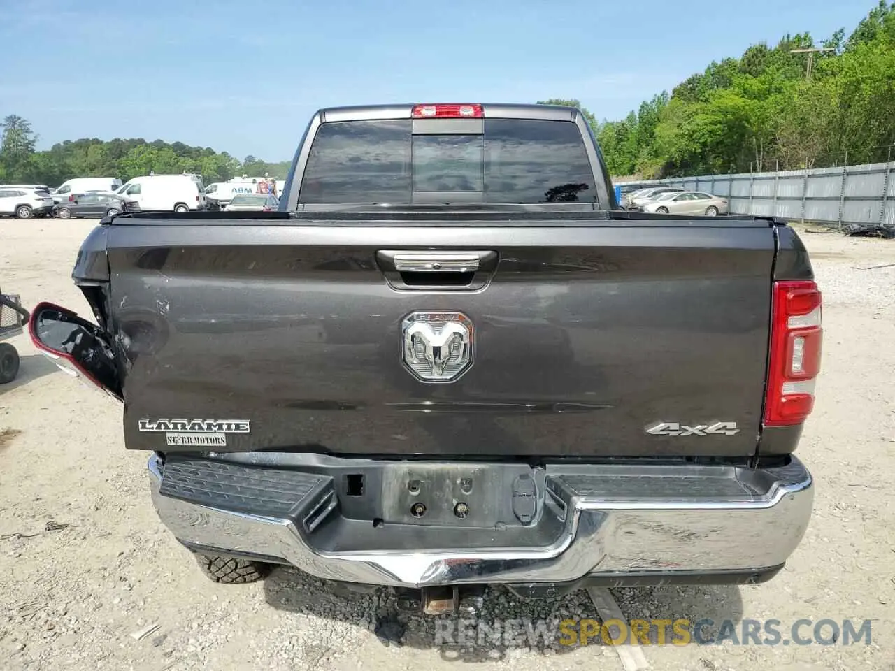 6 Photograph of a damaged car 3C6UR5FL6LG160087 RAM 2500 2020