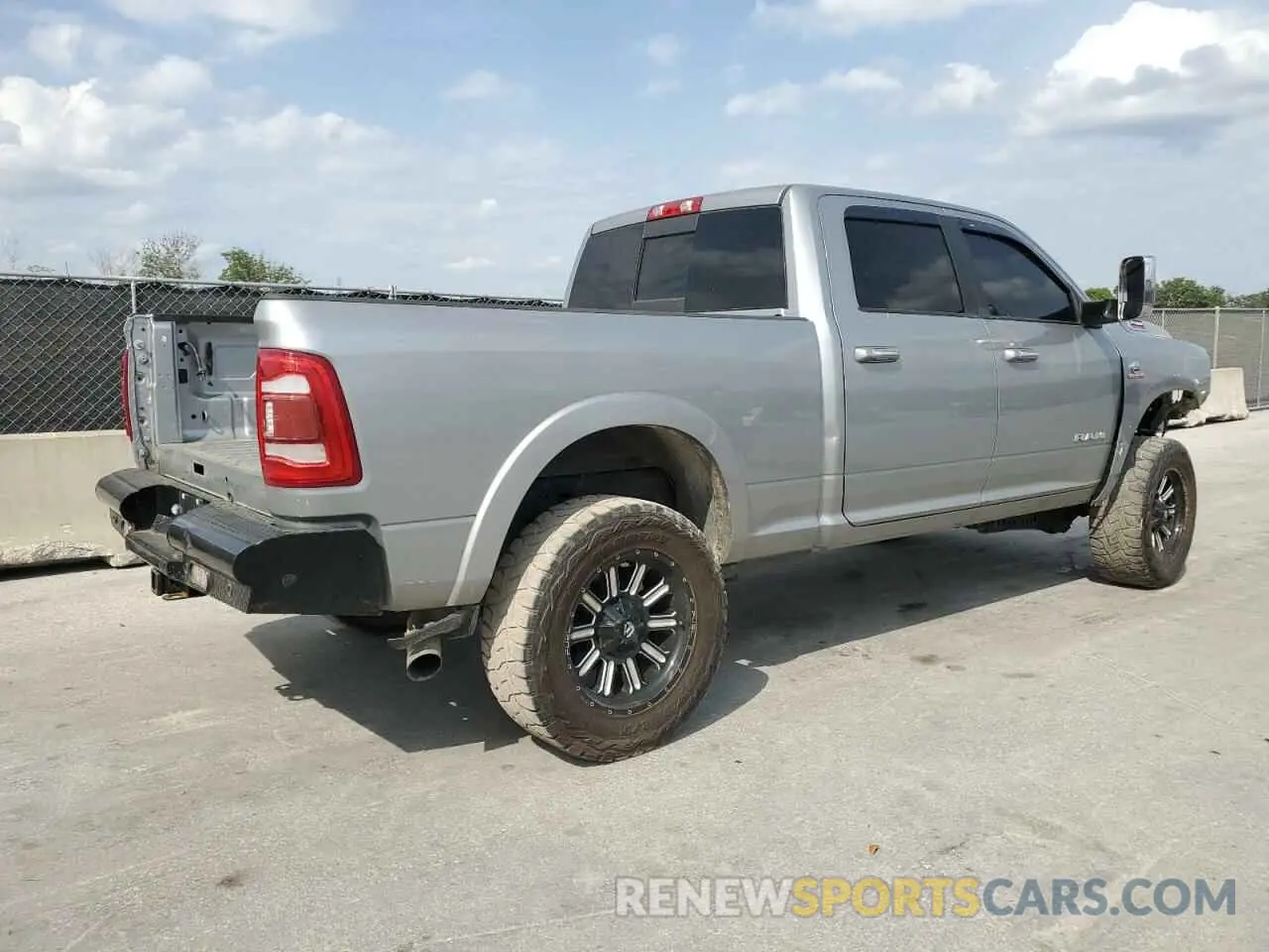 3 Photograph of a damaged car 3C6UR5FLXLG266753 RAM 2500 2020