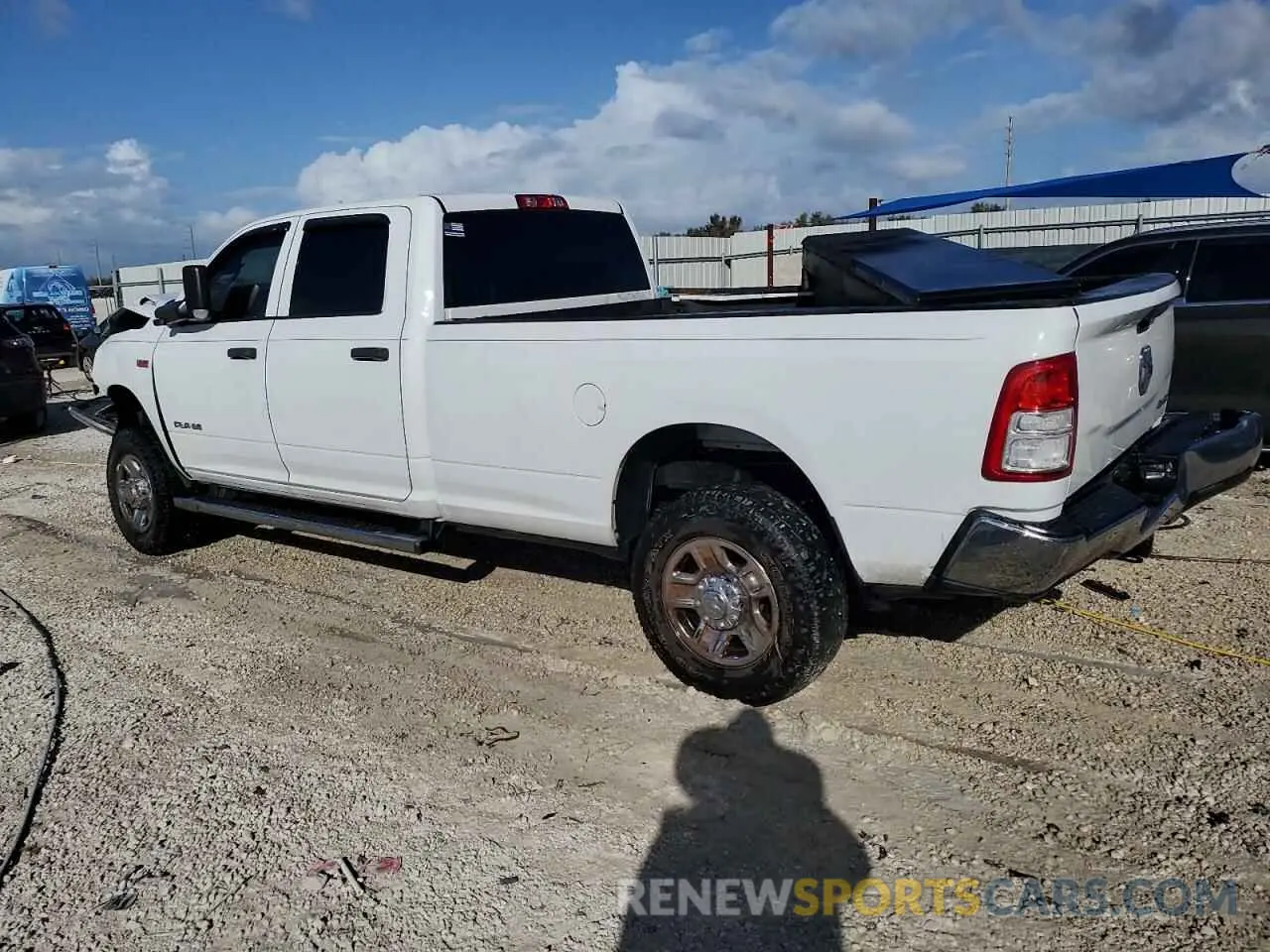 2 Photograph of a damaged car 3C6UR5HJ7LG248383 RAM 2500 2020