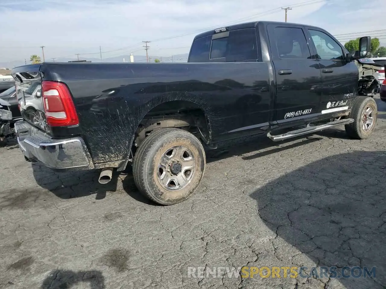 3 Photograph of a damaged car 3C6UR5HLXLG163135 RAM 2500 2020