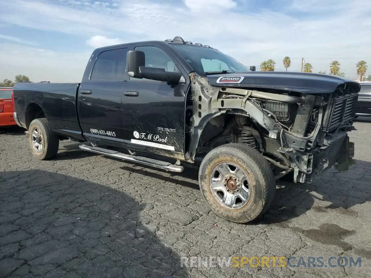 4 Photograph of a damaged car 3C6UR5HLXLG163135 RAM 2500 2020