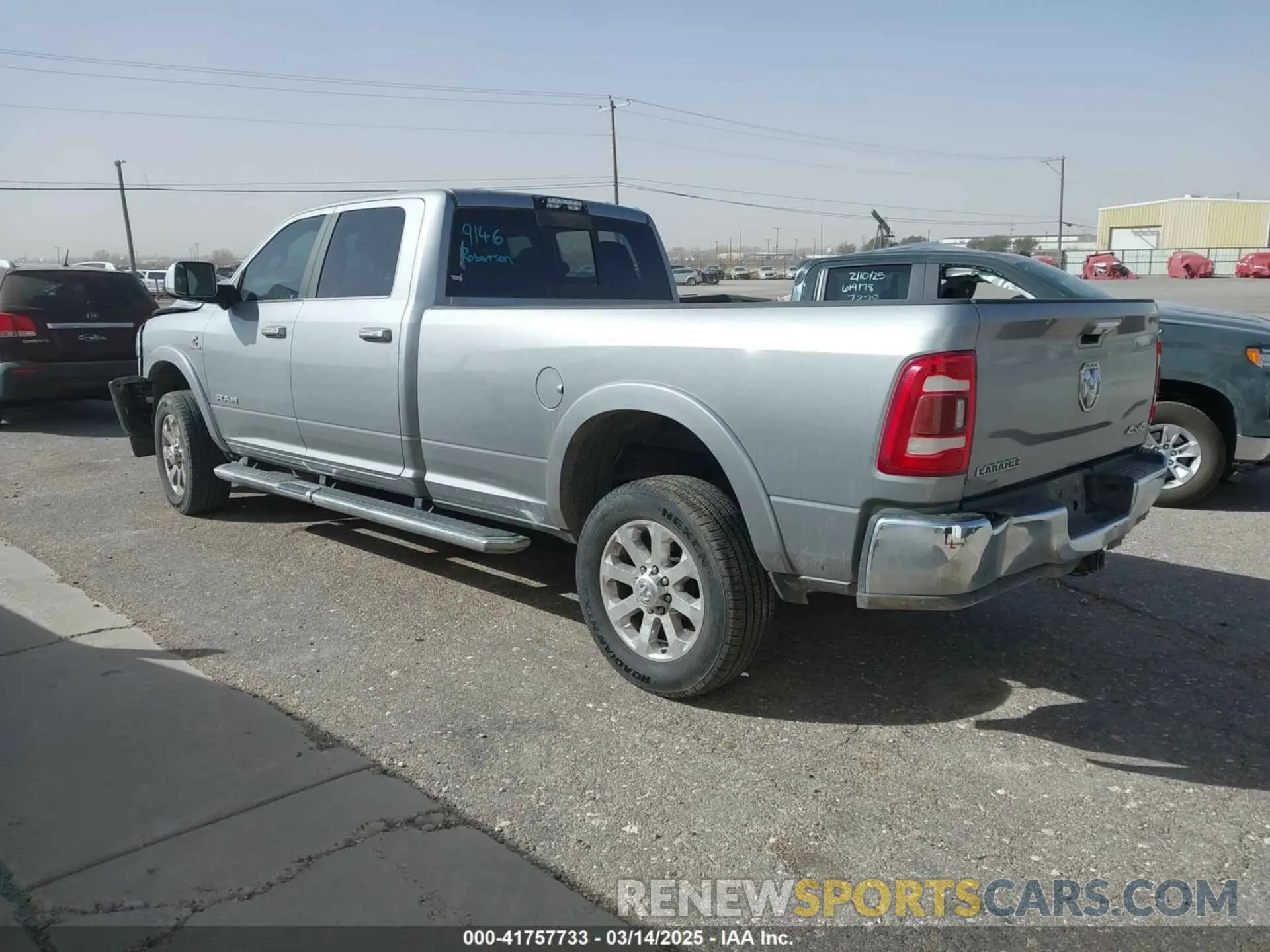 3 Photograph of a damaged car 3C6UR5KL5LG148079 RAM 2500 2020