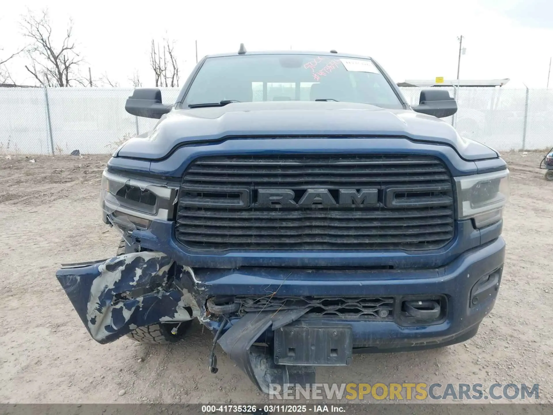 6 Photograph of a damaged car 3C6UR5KL5LG267556 RAM 2500 2020