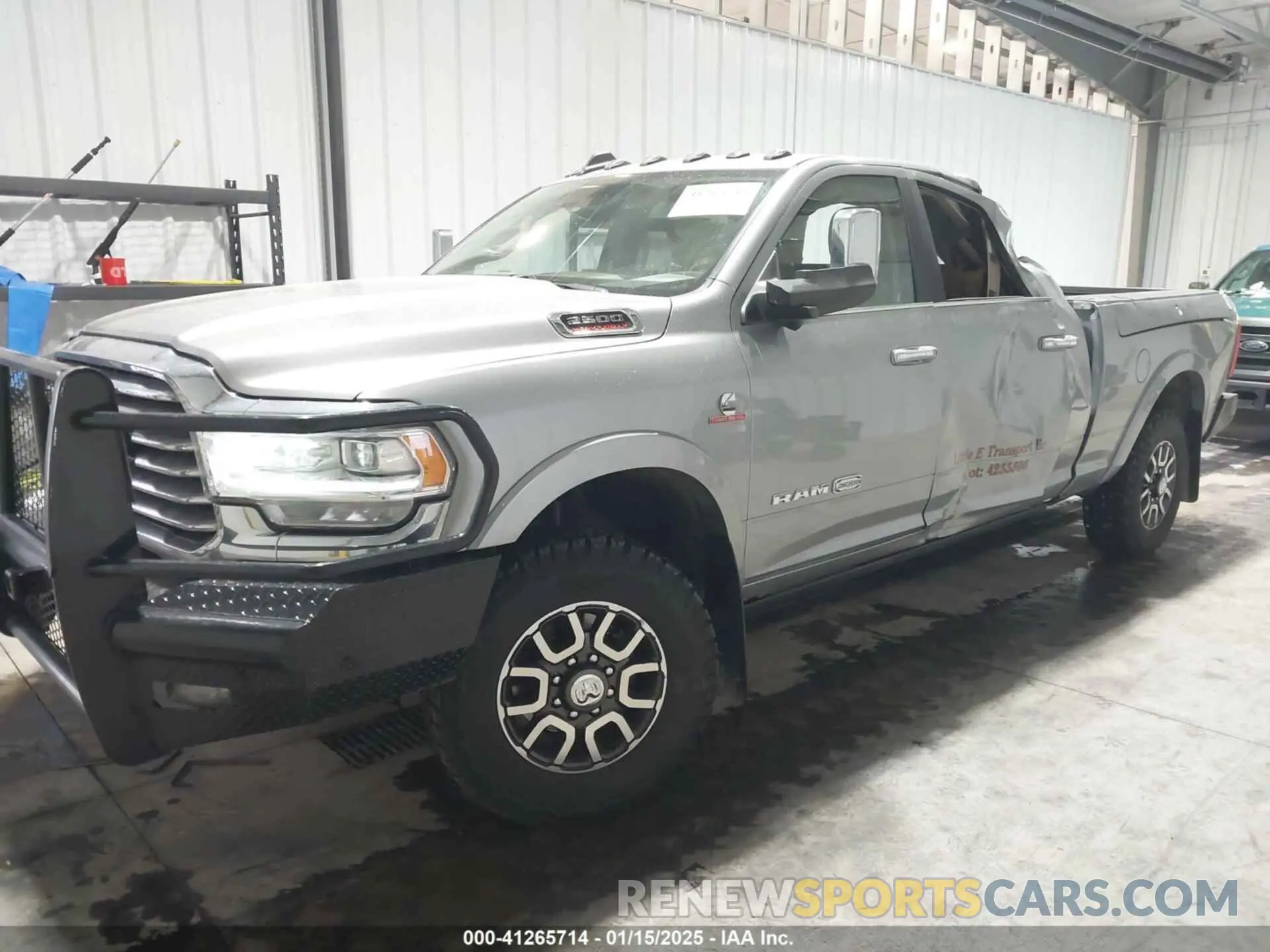 2 Photograph of a damaged car 3C6UR5PL7LG201244 RAM 2500 2020