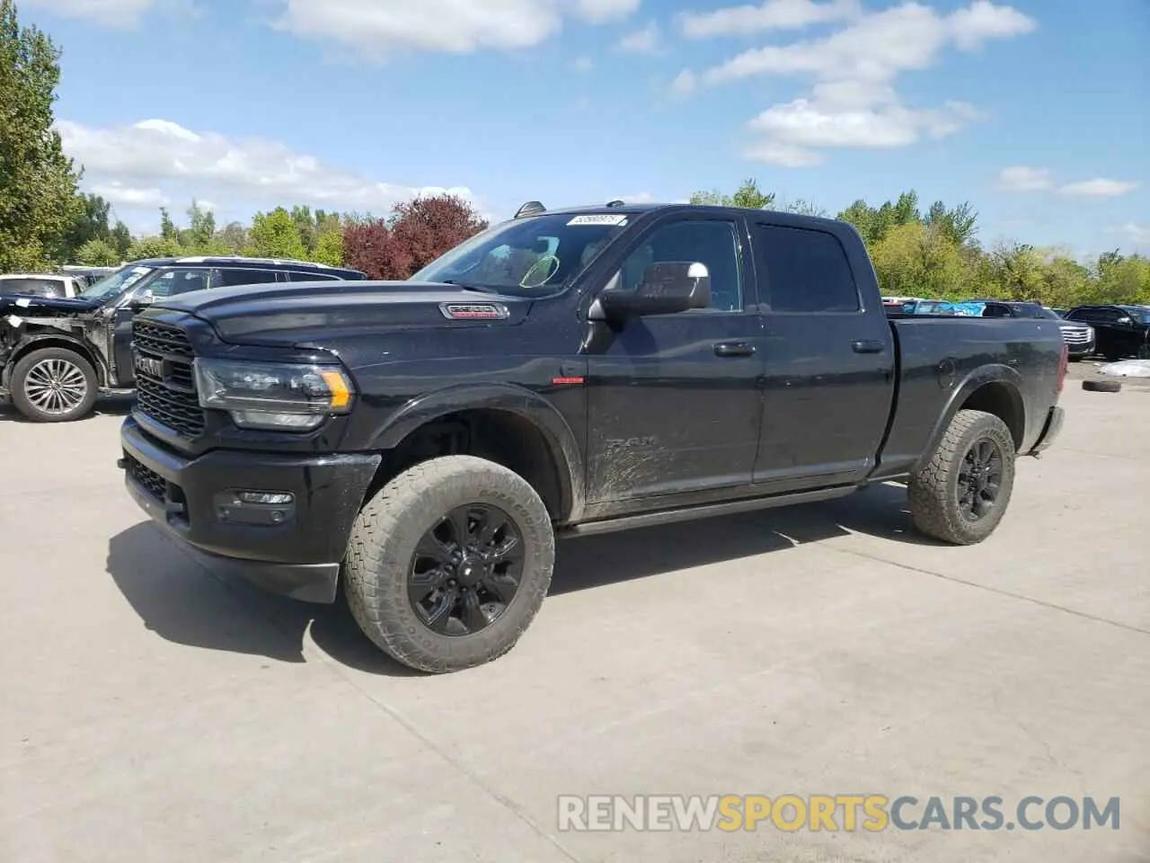 1 Photograph of a damaged car 3C6UR5SL0LG273751 RAM 2500 2020
