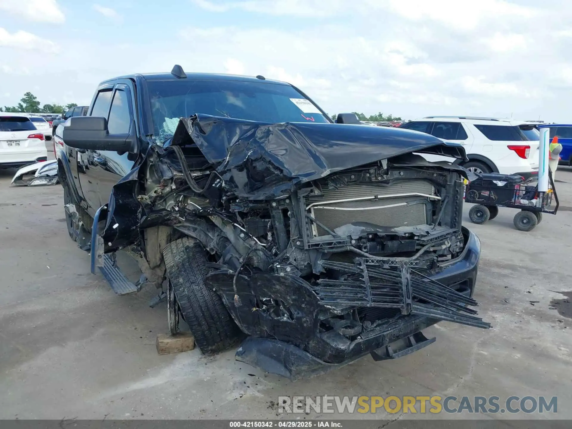 6 Photograph of a damaged car 3C6UR5SL1LG213509 RAM 2500 2020