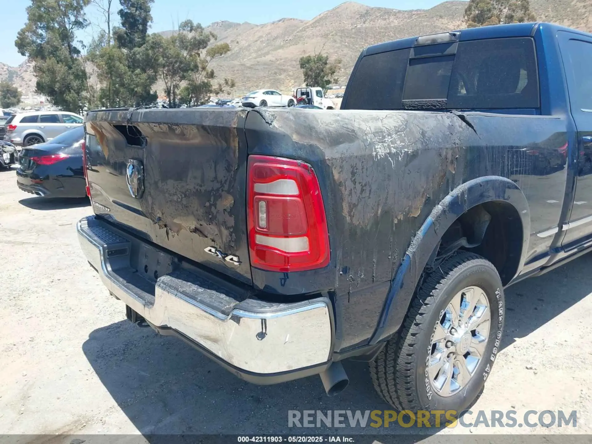 6 Photograph of a damaged car 3C6UR5SL1LG249958 RAM 2500 2020