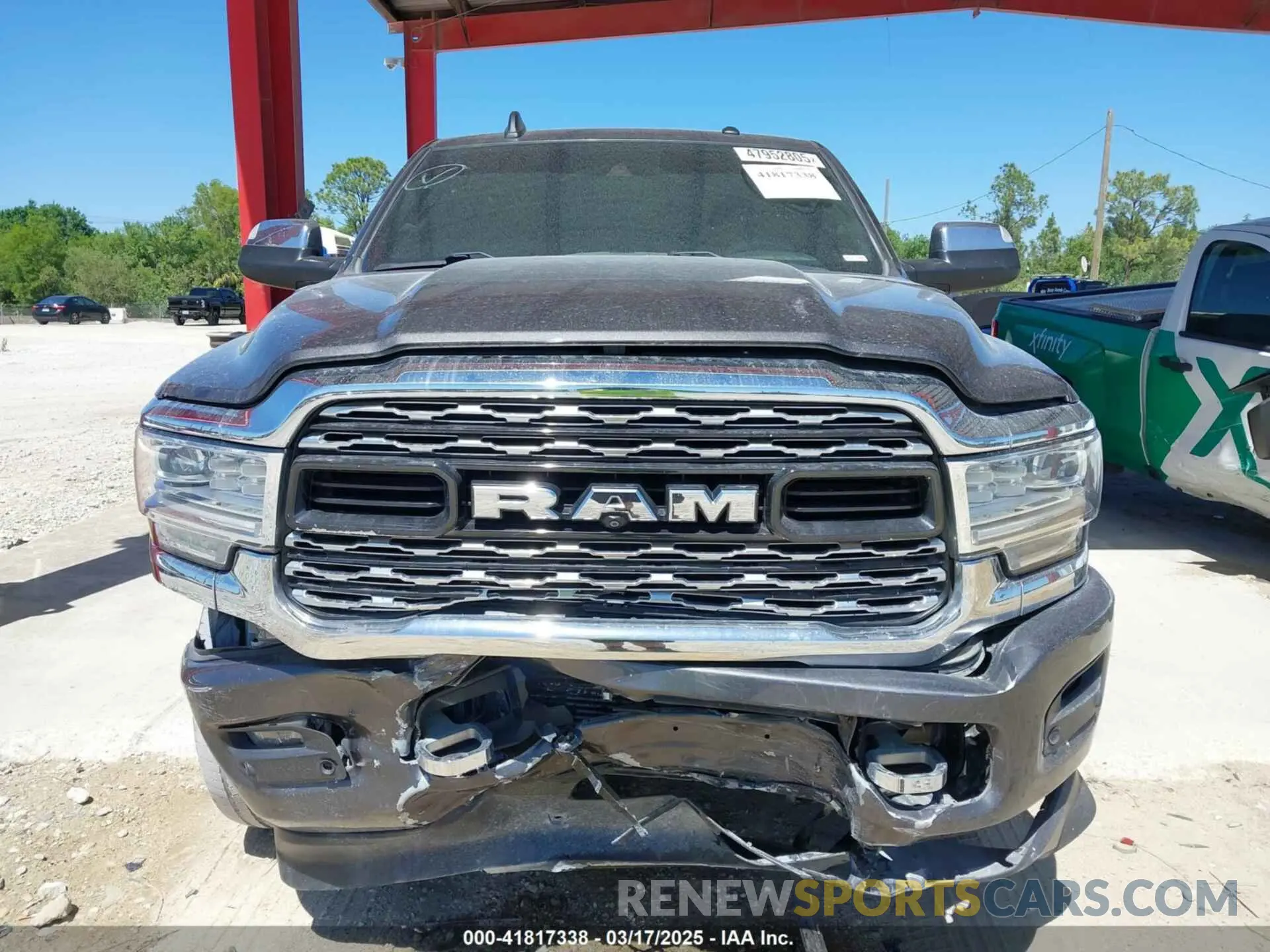 12 Photograph of a damaged car 3C6UR5SL2LG178429 RAM 2500 2020
