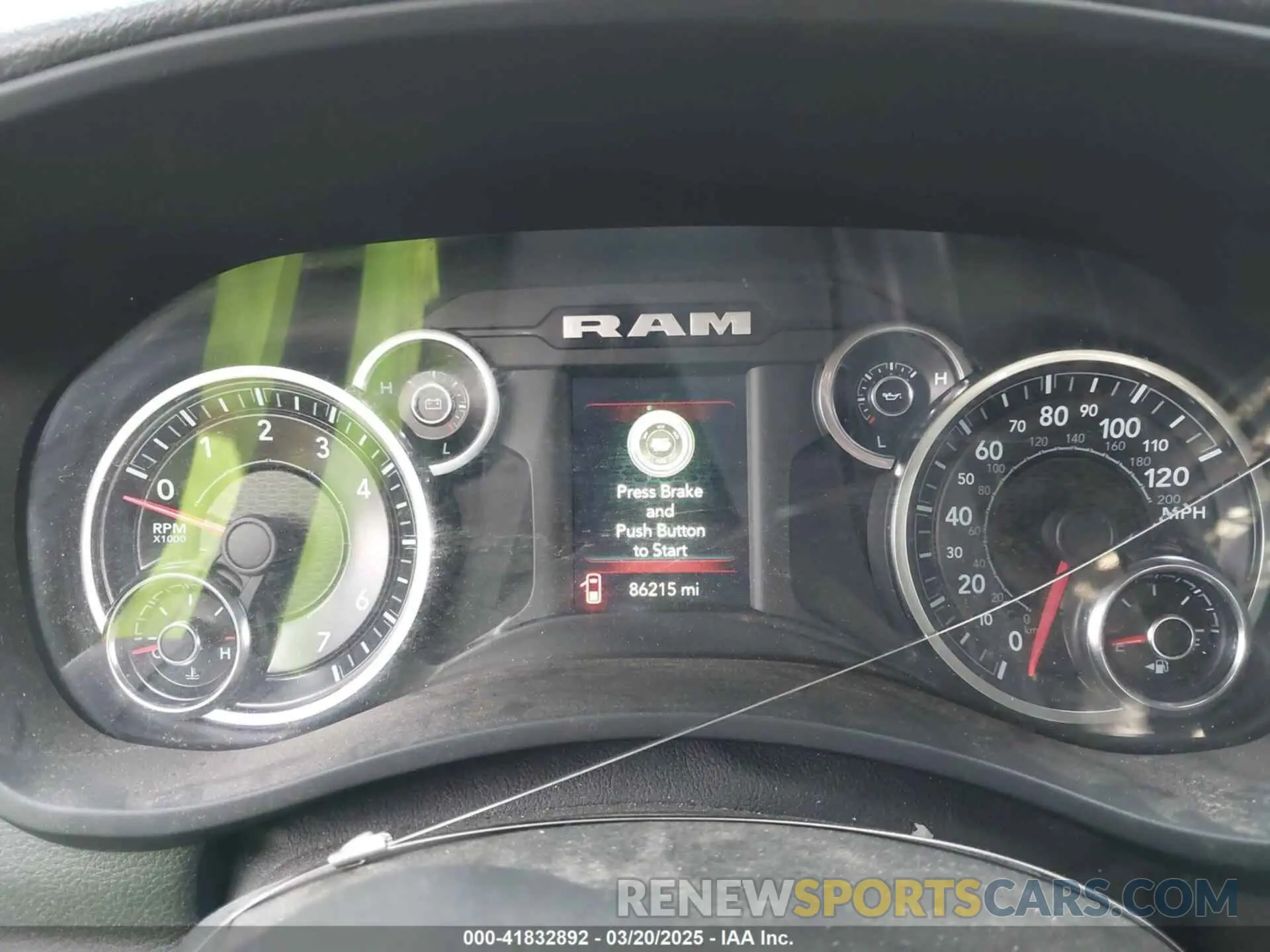 7 Photograph of a damaged car 3C7WR4HJXLG201931 RAM 2500 2020