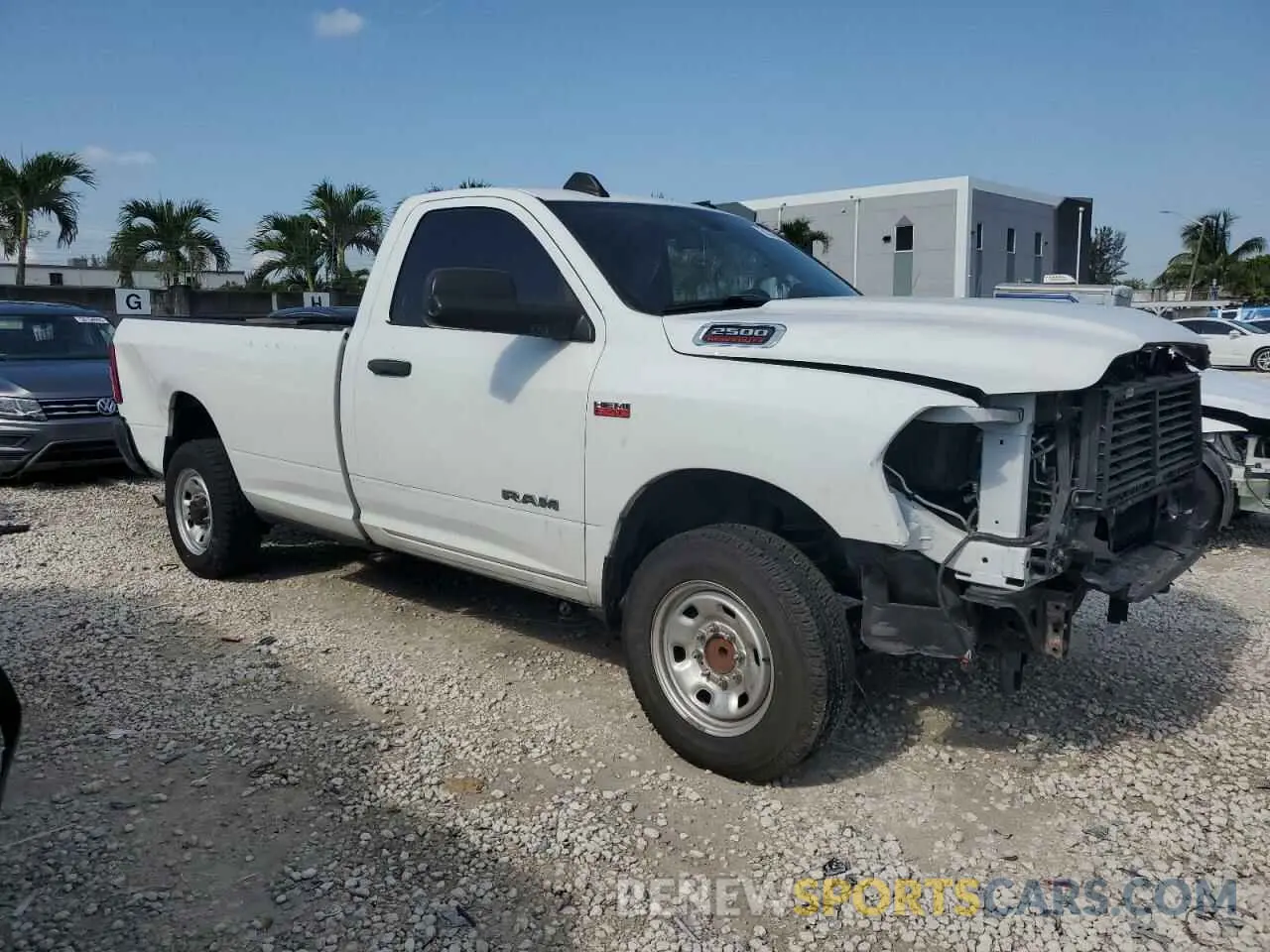 4 Photograph of a damaged car 3C6MR4AJ3MG541641 RAM 2500 2021