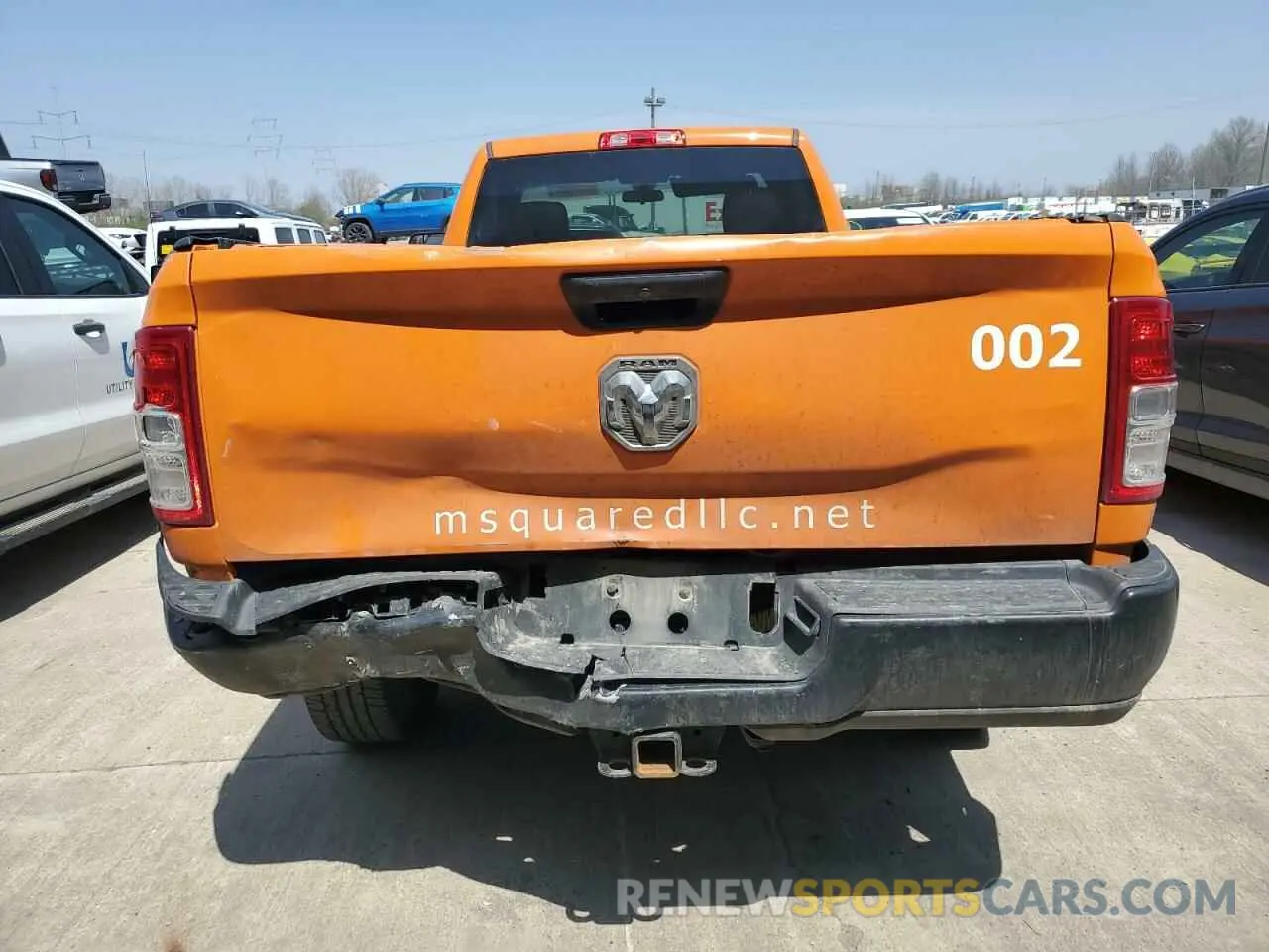 6 Photograph of a damaged car 3C6MR4AL2MG627234 RAM 2500 2021