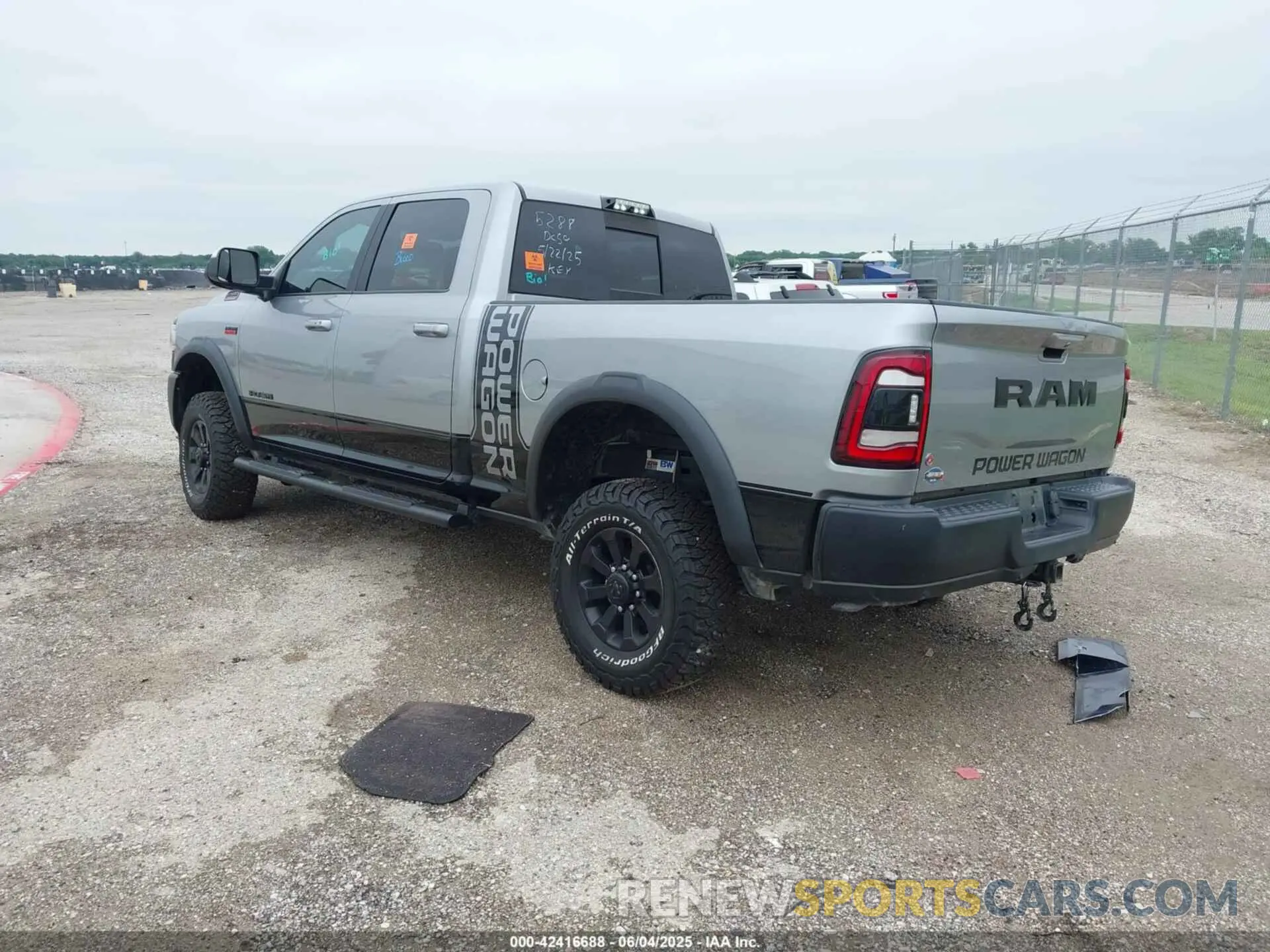 3 Photograph of a damaged car 3C6TR5EJ5MG501492 RAM 2500 2021