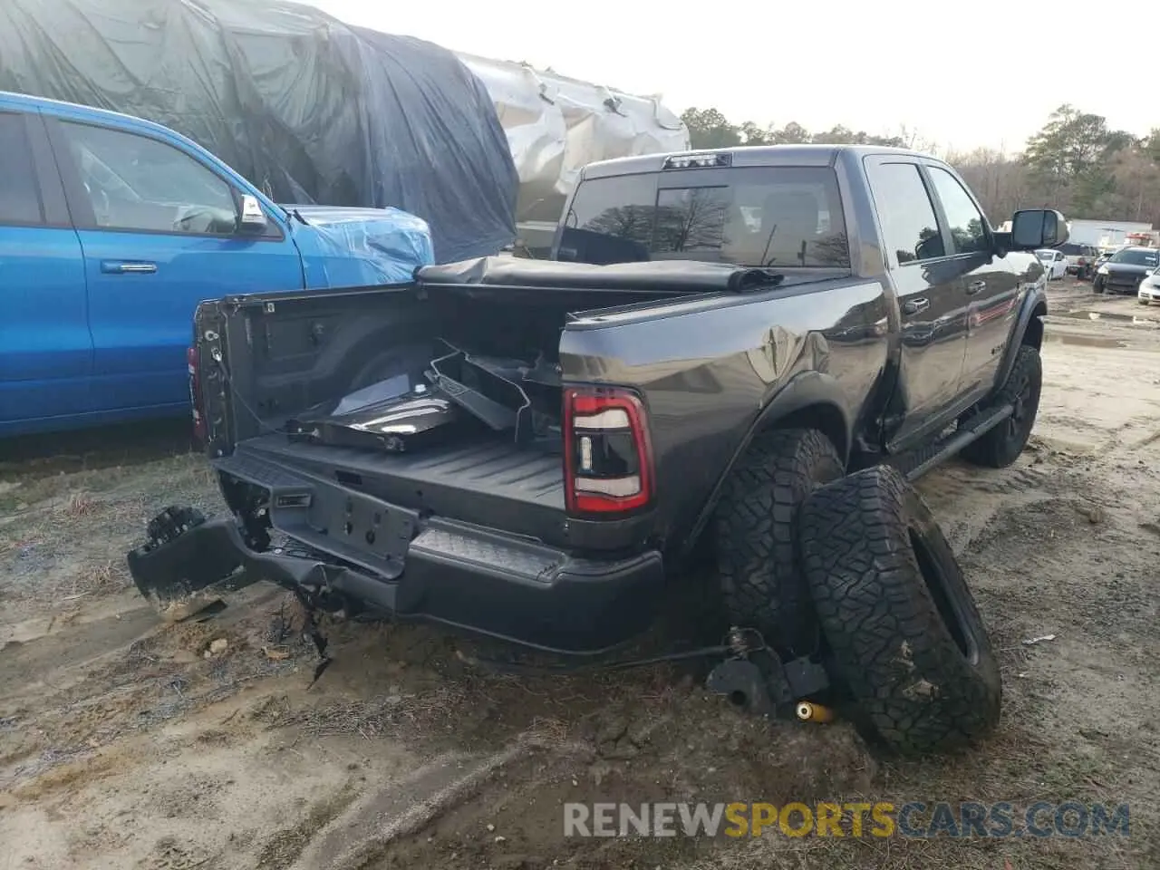 3 Photograph of a damaged car 3C6TR5EJ6MG520245 RAM 2500 2021