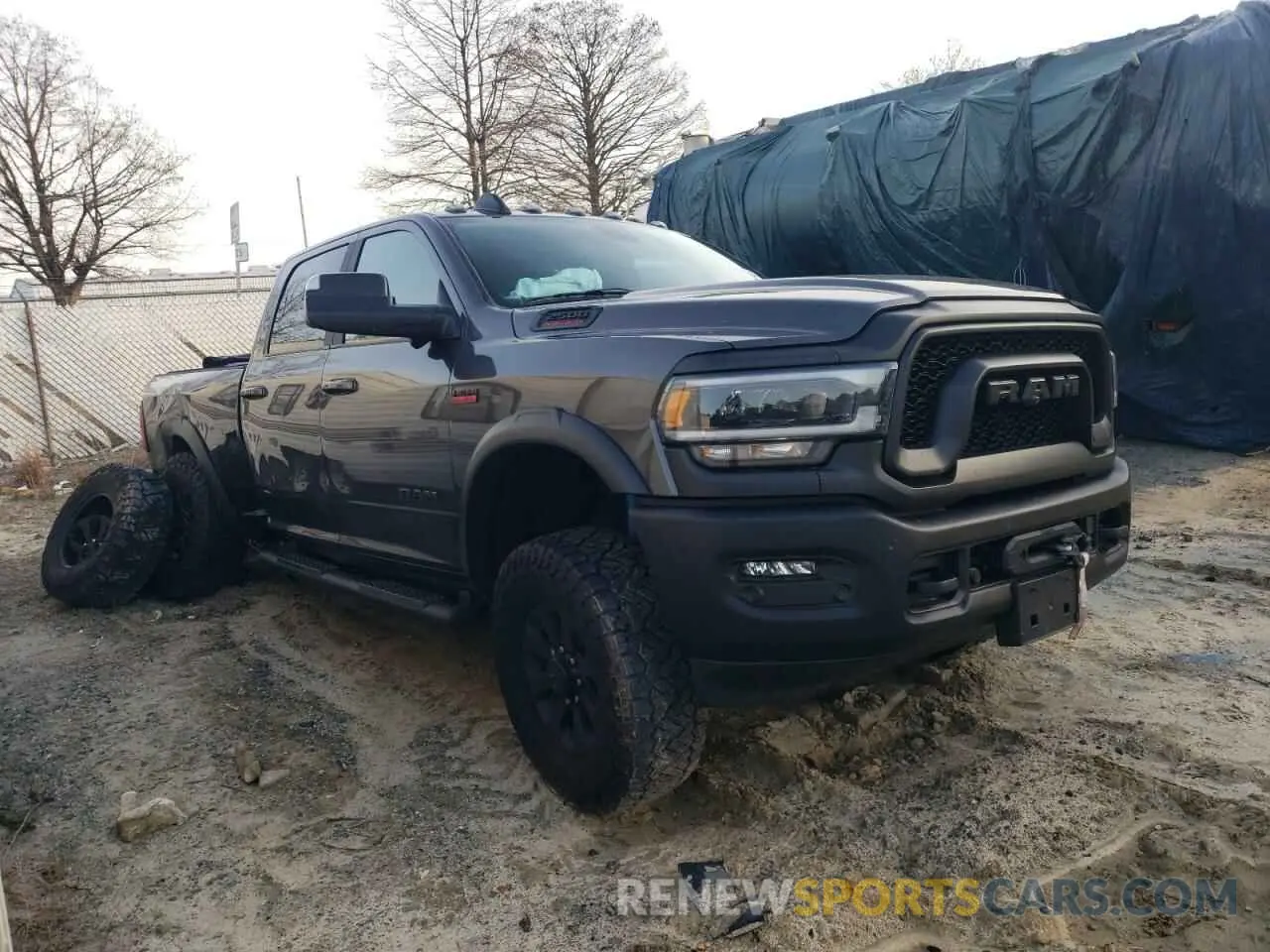 4 Photograph of a damaged car 3C6TR5EJ6MG520245 RAM 2500 2021