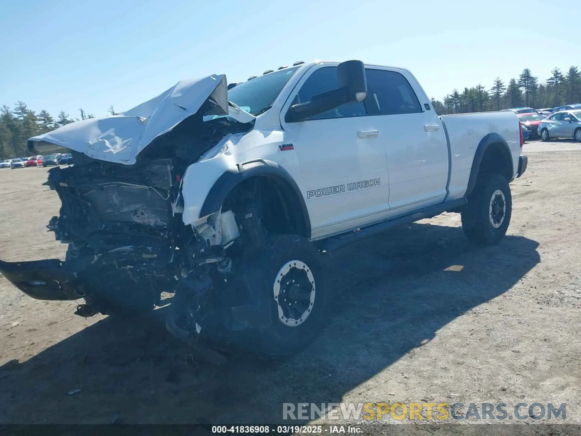 2 Photograph of a damaged car 3C6TR5EJ7MG658697 RAM 2500 2021