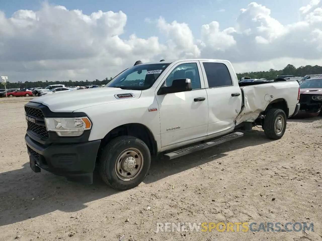1 Photograph of a damaged car 3C6UR4HJ6MG501060 RAM 2500 2021